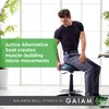 Gaiam Balance Ball Chair Stool, Half-Dome Stability Ball Adjustable Swivel