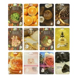 Lote De 100 Mascarillas Faciales Hidratantes Boen Surtidas