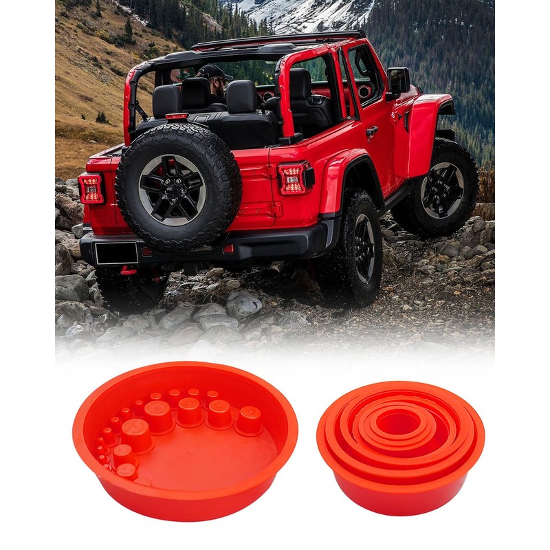 28 Pcs Automotive Cap Plugs Kit 0.11" to 4.37" Fit