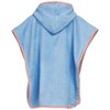 Playshoes Unisex Children's Terry Towelling Poncho Bathrobe Towel, Bulldozer