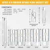 AEROFORCE 3/8-Inch Drive Spark Plug Socket Set 8PCS - Includes