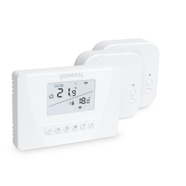 Programmierbares Funk-Thermostat Raumregler Set Mi-300S RF mit 2 Empfängern