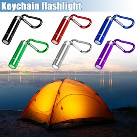 UQTUKO Mini LED Torch, Pack of 9 Children's Torch Key Fob Waterproof Torch Small Mini Torch Key Ring Children's Torch for Hiking, Camping, Emergency