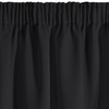 Eurofirany Logan Opaque Blackout Satin Curtain with Header Tape, 1