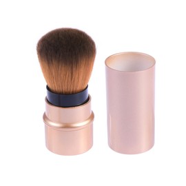 Outanaya Retractable Mini Foundation Brush Multi-functional Makeup Brush for Blending Powder and Cream Soft Synthetic Bristles for and