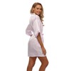 Vogue Bridal Womens Satin Robe Short Kimono Bathrobes for Women,