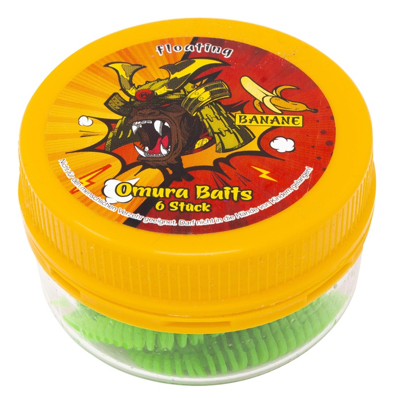 FTM Omura Baits Hero Banana Rubber Bait, Length / Package