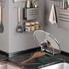 Set of 2 Cooking Spoon Rest, Foldable Pot Lid Holder,