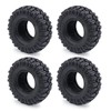 MOHERO 4PCS Soft Rubber Mud Terrain Tires for 1/18 TRX4M