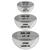 4- Pack Organic Jar Covers Unbleached Reusable 100% Cotton Stretchy