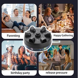 Micros Electric Shock Lies Detector, 6 Finger Lies Detector Game, Lies Detector Test Shock Finger Game, Prank Toys Practical Jokes Game, Finger Shock Truth Or Dare Drinking Partys Game for Family