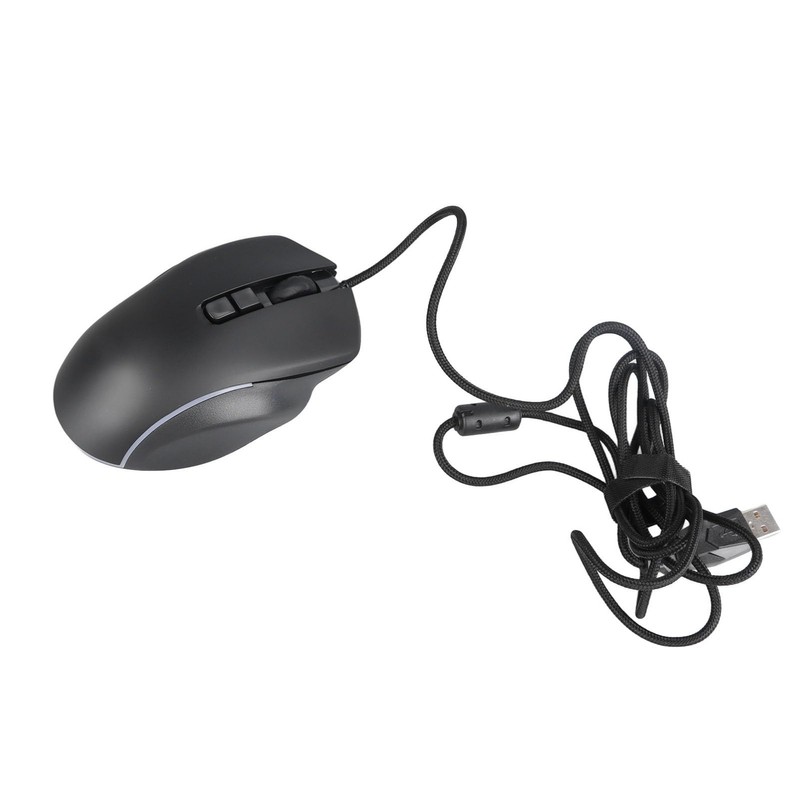 Wired Gaming Mouse, RGB Light, 10 Buttons, 6 Adjustable DPI