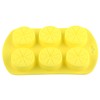 YIMINGMOLD Fruit Shaped Silicone Molds 6 Cavity Lemon Chocolate Mold