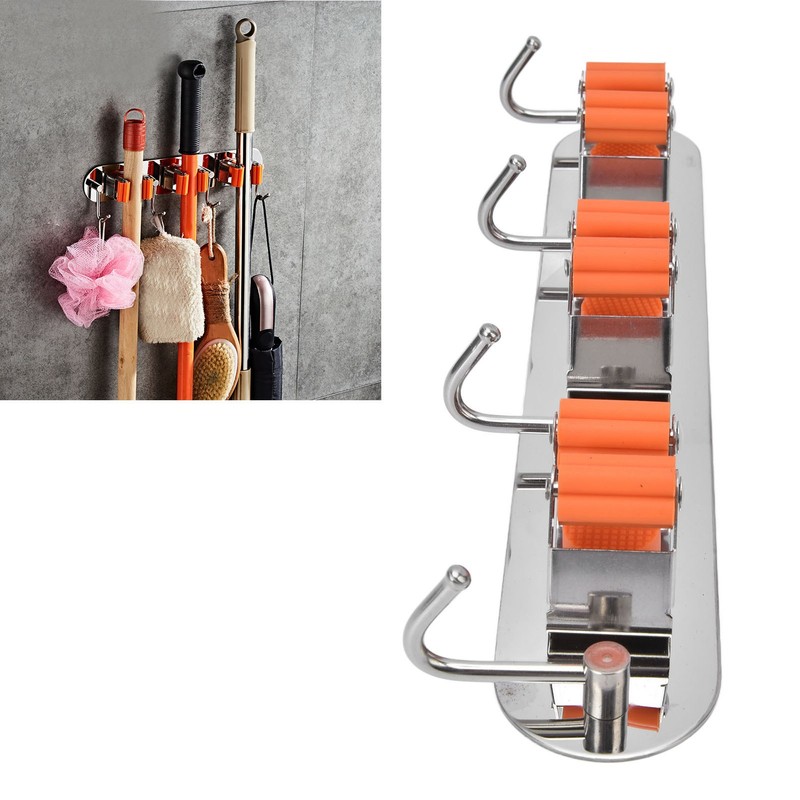 Broom Holder Wall Mount Stainless Steel Broom Wall Mount with