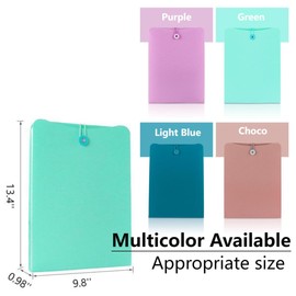 Eitonbu Vertical Expanding Accordion Folder with 7 Pockets Paperwork Organizer Document Wallet Briefcase Business File Organizer Bag A4 Letter Size Elastic Rope Closure Purple