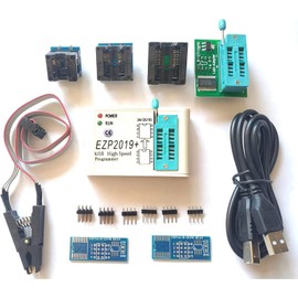 EZP2019+ USB Programmer High Speed SPI Support 24 25 93 EEPROM Flash Bios iC Programmer sop8 eprom ic chip Socket Adapter