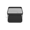 TRU RED Small Stackable Wire Mesh Accessory Holder, Matte Black,