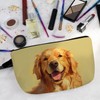 Livel lhood Golden Retriever Makeup Bag Cute Small Organizer Zipper