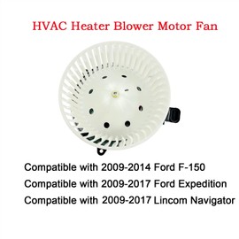 NITOYO 700237 HVAC Blower Motor Fan Compatible with Ford F-150 2009-2014, Expedition 2009-2017, Lincom Navigator 2009-2017, Front AC Heater Blower Motor Replacement for AL1Z19805B AL1Z19805A 75873