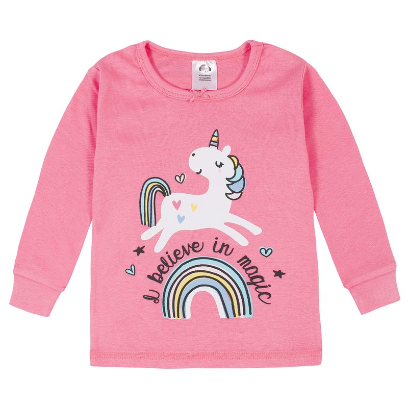 Gerber - Conjunto de Pijama de 4 Piezas para bebés