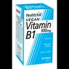 HEALTH AID VITAMIN B1 (THIAMINE) 100MG. PROVIDES ENERGY, SUPPORTS NORMAL FUNCTION OF HEART- NERVOUS- PSYCHOLOGICAL FUNCTION 90TABLETS