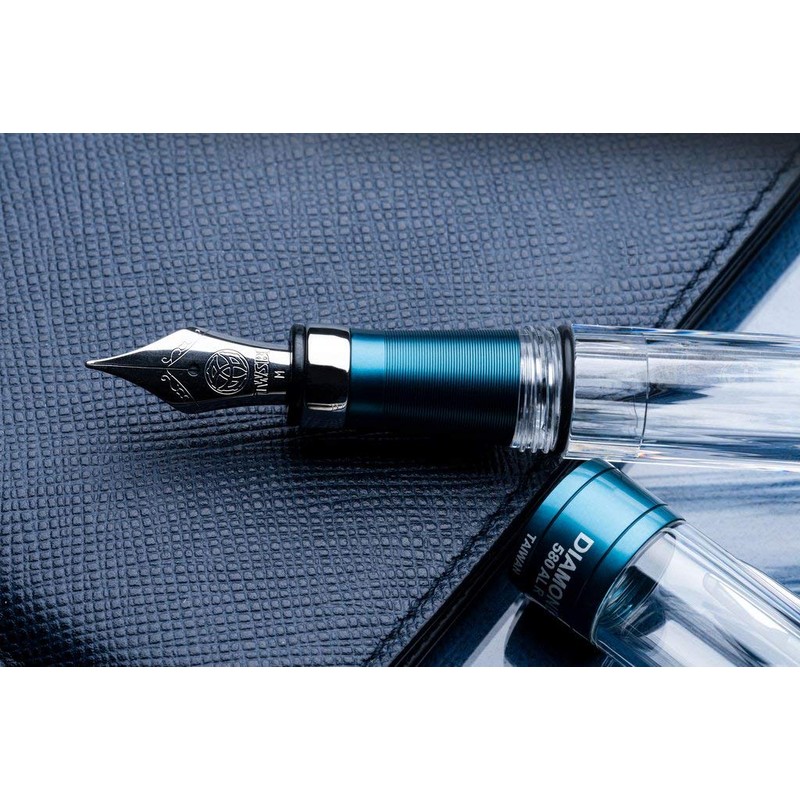 Twsbi Diamond 580AL R Prussian Blue Fountain Pen M Special