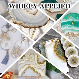 SANAAA 120 ml Epoxy Resin Paint Paste, White Colour Paste UV Resin Colours, Pigment Paste for Ocean Waves, Coasters, Painting - Epoxy Resin Pigment Paste