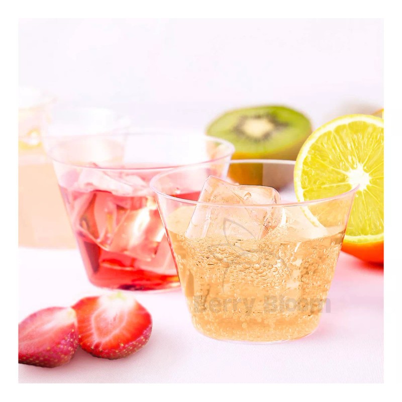 Berry Bloom 1000 Vasos Desechables De Plástico Tipo Cristal, 9
