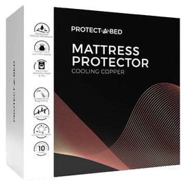 Protect-A-Bed Cooling Copper Infused Mattress Protector, Twin XL