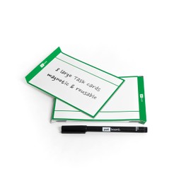 PATboard Scrum Board and Kanban Board Task Cards - L (Large) - Set of 8 - Green