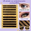 Kit De Pestañas Autoadhesivas Impermeable Y Reutilizable Diy Negro C
