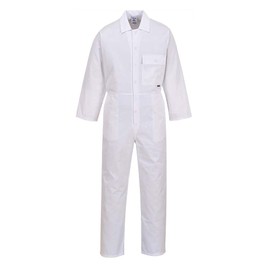 Portwest Standard Coverall, Size: XS, Colour: White, 2802WHRXS