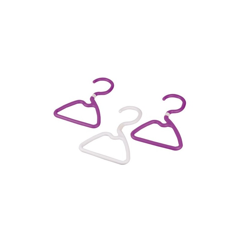 Pearl Metal HB-510 Fashion Item Hanger Set of 3 Violet