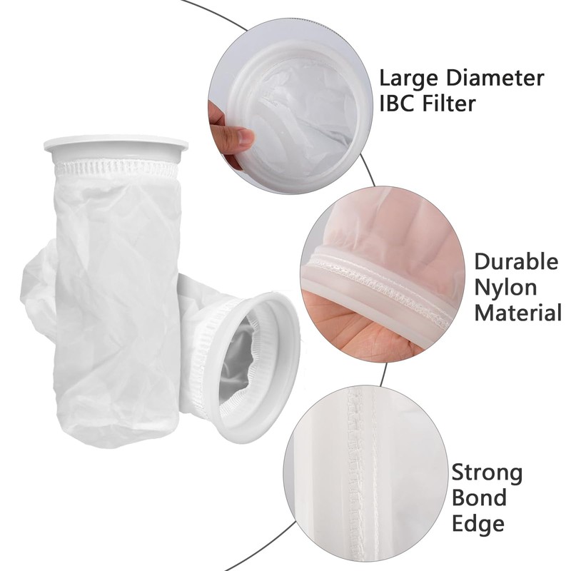 Pack of 3 IBC Tank Accessories Lid Filter, Washable IBC
