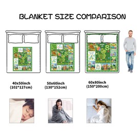 FEYG 8 Year Old Boy Birthday Gifts Blankets, Birthday Gift for 8 Year Old Boy Girl, 8st Birthday Boy Dinosaur Throw Blanket 50"X60", 8th Birthday Decorations for Boy, Best Birthday Gifts for 8th Kids