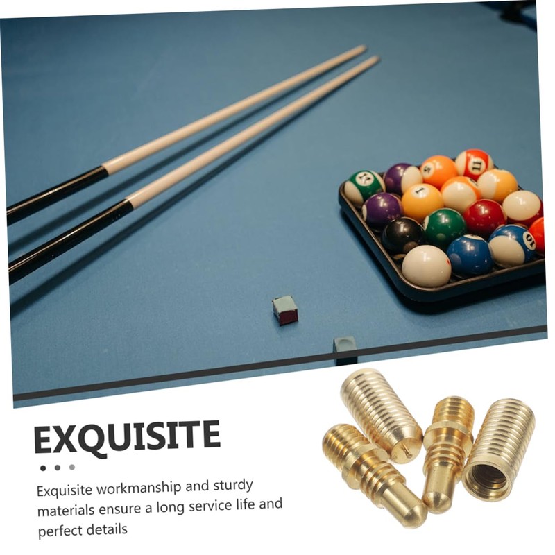 Hohopeti 20sets Pool Cue Copper Screws Kit Billiard Cue Joint