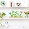 BCCSNNM Metal Happy Spring Sign, Spring Decorations for Home, Spring