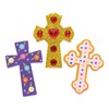 Baker Ross Wooden Magnets "Cross" (Pack of 10) - Easter