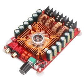 DollaTek TDA7498E 2x160W Dual Channel Audio Amplifier Board, Support BTL Mode 1X220W Single Channel, DC 24V Digital Stereo Power Amp Module for Car Vehicle Computer Speaker DIY