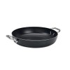 Pentole Agnelli Flacher Kochtopf ALSA110SS24 Alblack B-Crist Cm 24