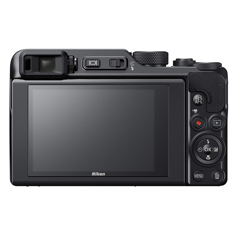 Nikon Coolpix A1000BK Digital Camera, 35x Optical, ISO6400, EVF with