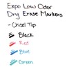 EXPO 1785294 Mountable Whiteboard Caddy with 4 Markers/Eraser Set