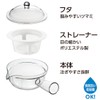 Akebono Sangyo TW-3770 Clear Teapot, Polyester Mesh, Teapot Type