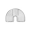 Croydex QM261441 Chrome Easy to Fit Riser Rail Soap Basket