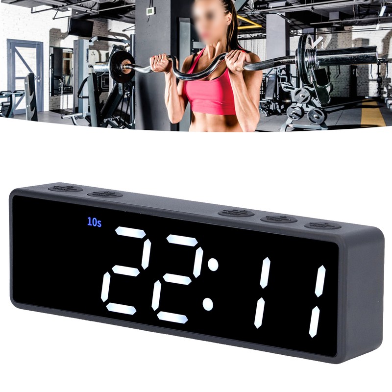 Training Timer LED Digital Timer Multifunctional Electronic Desktop Clock for