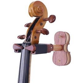 Soarun Wood Violin Hanger Creative Auto Hanger Lock Rack Hook Fits Violin,Viola,Bango,Ukulele - Easy Installation (Rosewood)