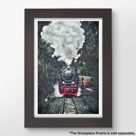 Pintoo Jigsaw Puzzles 600 Piece for Adults - The Steam Train, Switzerland Beautiful Plastic Puzzle for Home Decor Zero Dust Easy Storage [H2159]