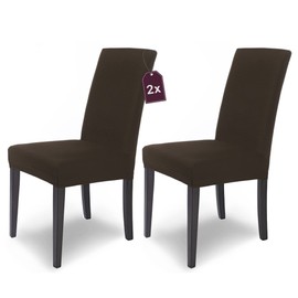 Scheffler Home Mia Stretch Chair Cover Elastic Microfibre Stretch Cover with Elastic Strap