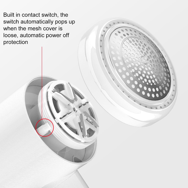 Electric Lint Shaver Fuzz Removing 6 Blades High Efficiency Lint