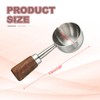 sourcing map Coffee Measuring Spoon, 1.45" x 0.7" 15ml Stainless